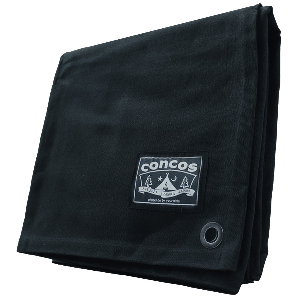 concos 3WAY グランドシート 無骨 極厚綿帆布 1枚布 131cm×205cm 帆布